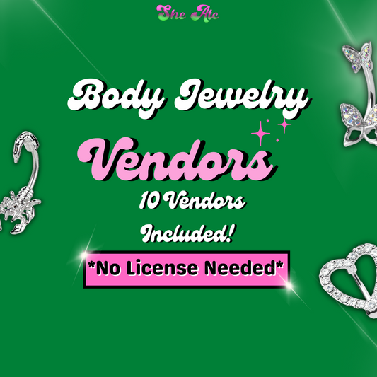 Body Jewelry Vendors List