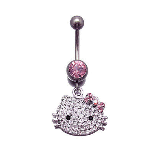 Charmed Kitty Belly Ring