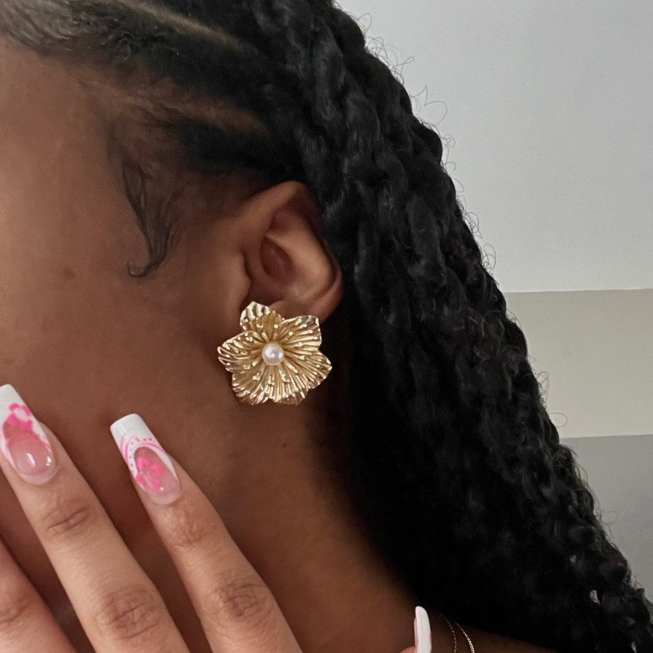 Tiana Flower Stud Earrings