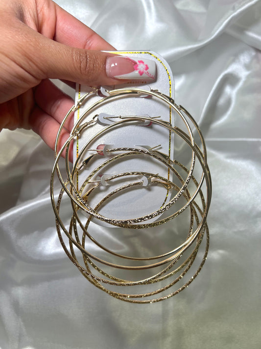 Gold Hoops Variety Pack