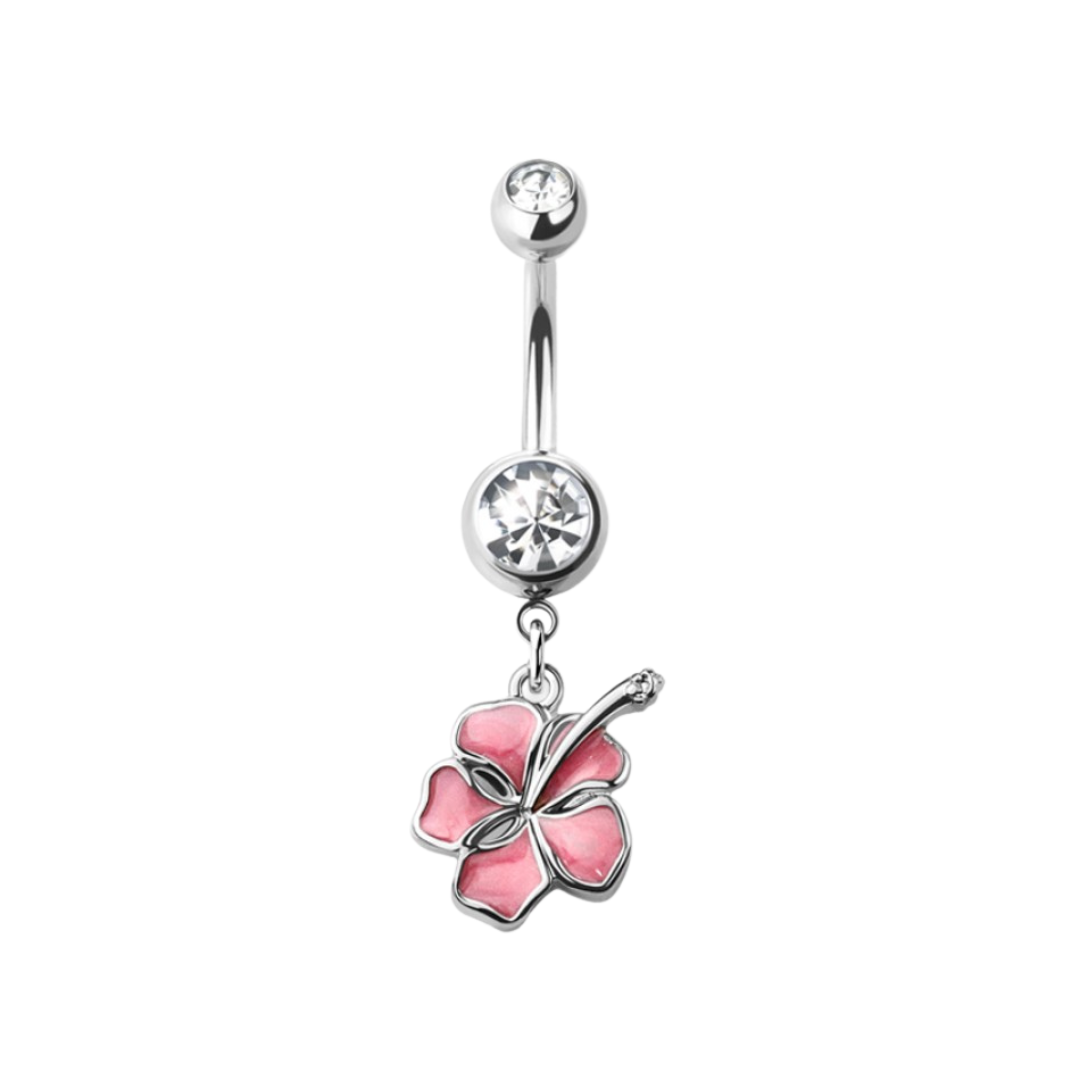 Hibiscus Belly Ring