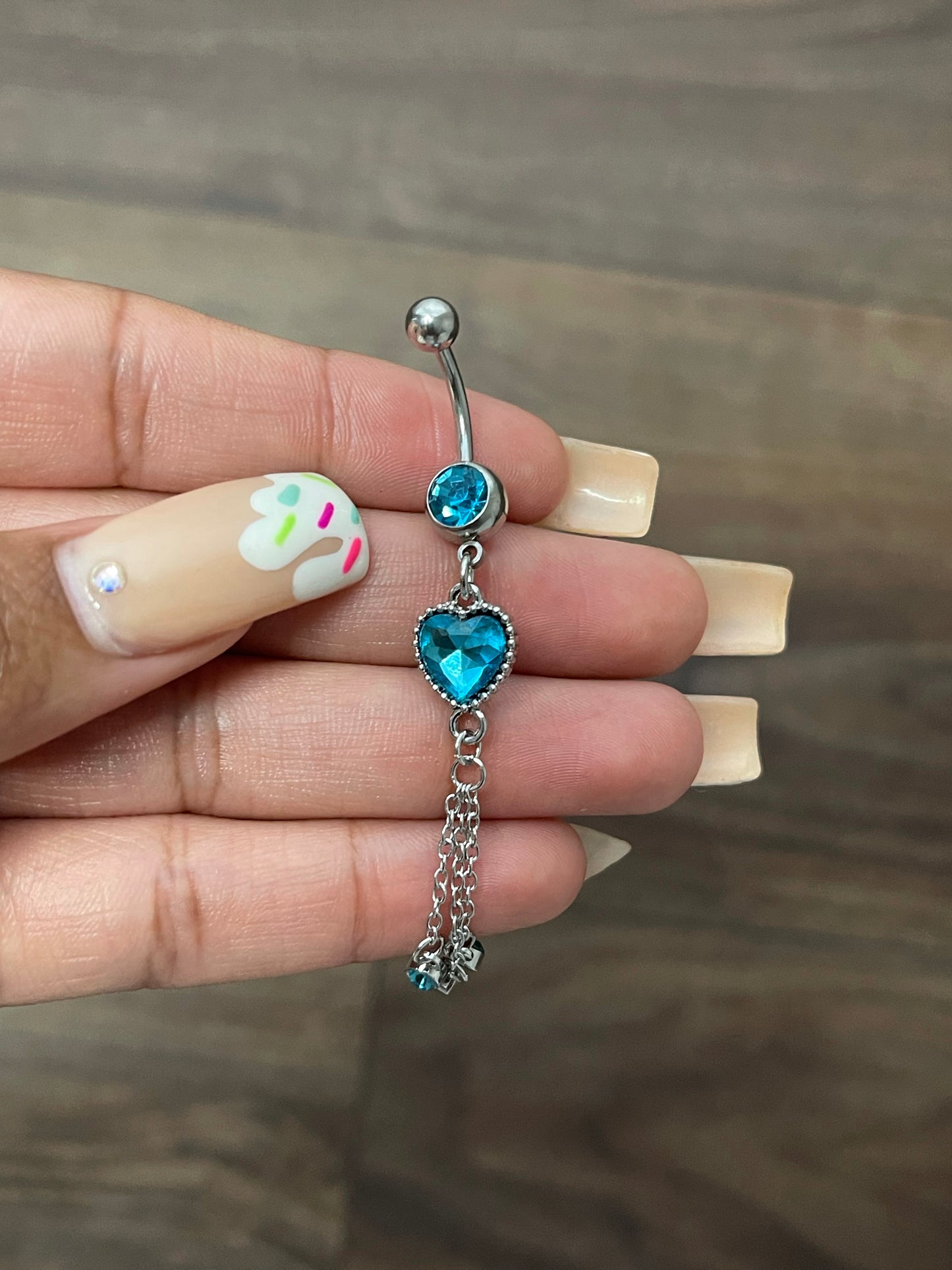 Toria Heart Belly Ring