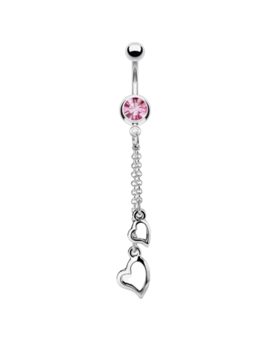 Eros Hearts Belly Ring