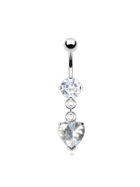 Soleil Heart Belly Ring