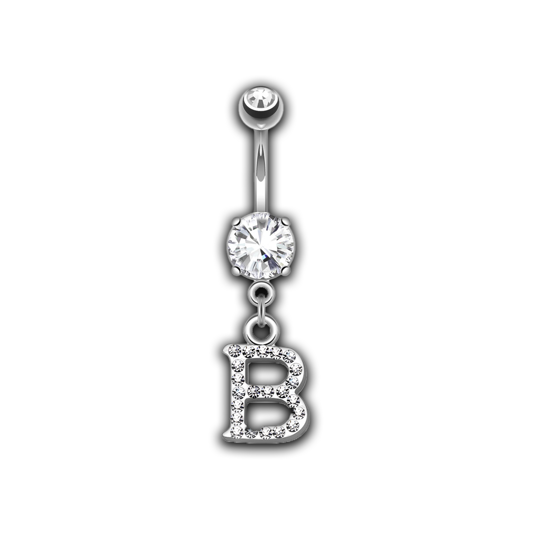 Initial Belly Ring